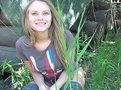 BravoTube Blonde Teen Rides A Hard Cock After Riding A Horse